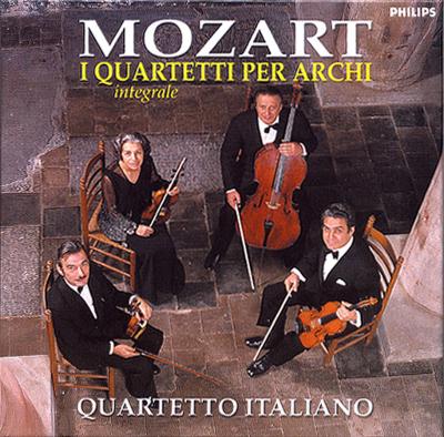 弦楽四重奏曲全集 イタリア四重奏団 : モーツァルト（1756-1791