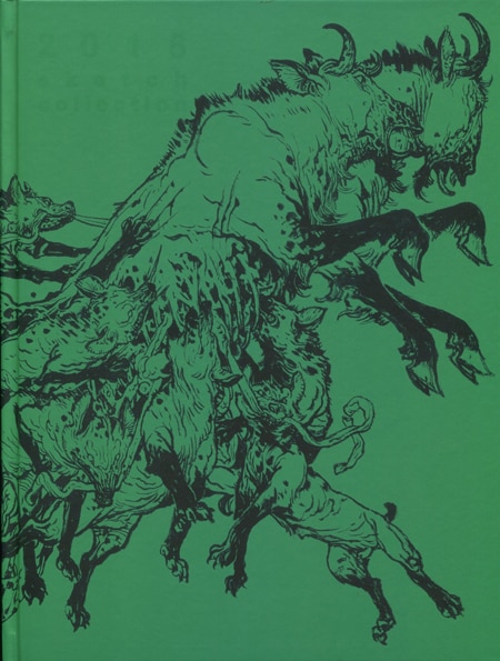 キム・ジョンギ 直筆イラストサイン本「2018 sketch collection」 金