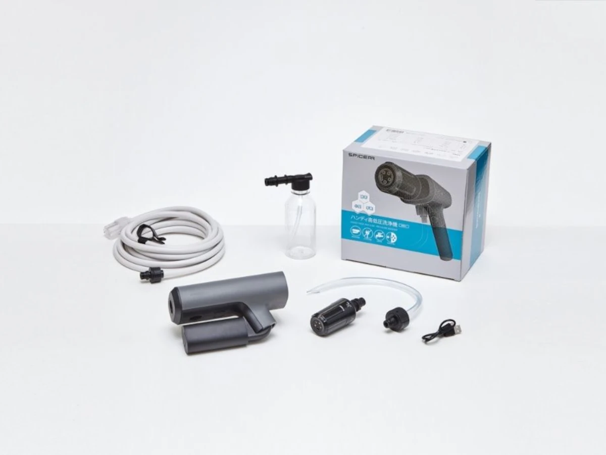 大人気のポケッタブル高圧洗浄機とペアになる「SPICERR ポケッタブル