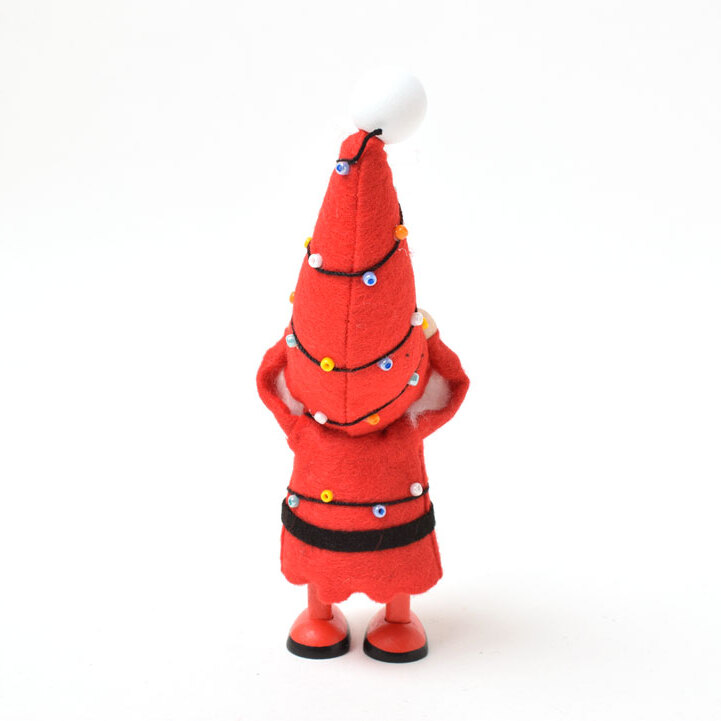 ノルディカニッセ 電飾にからまるサンタ（赤） (ノルディカニッセ デン