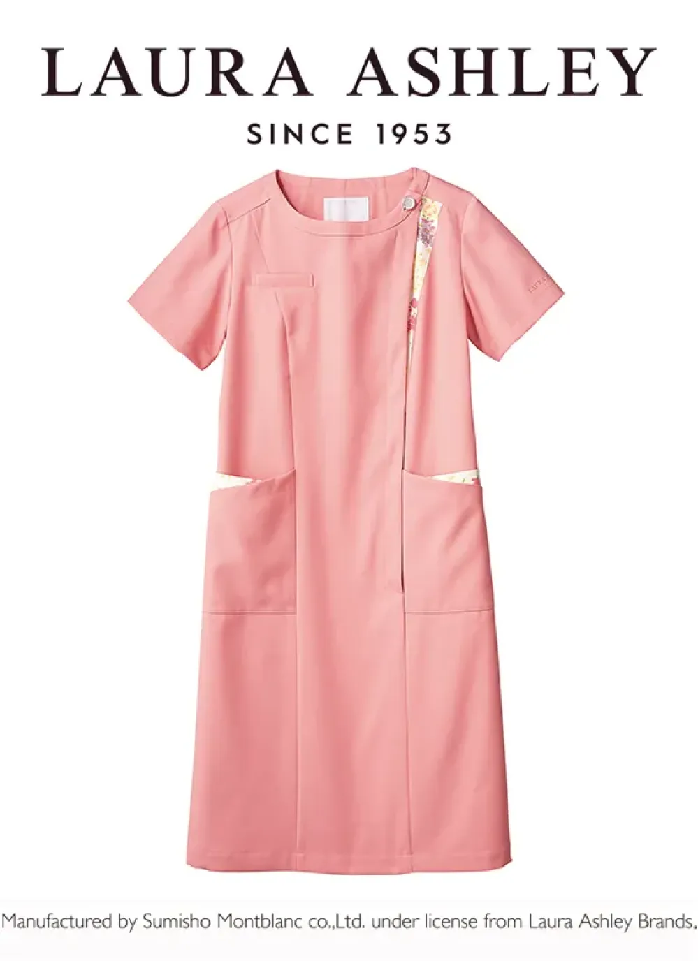 ナースワンピース（半袖） ローラ アシュレイ LW411-62 白衣・診察衣
