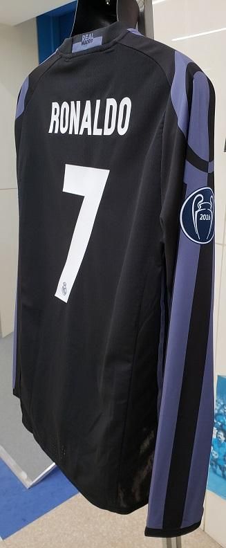 レアル、マドリード（3rd）16/17 選手支給 長袖！ UEFA CL用