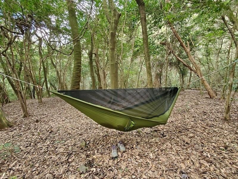 Ultralight Mosquito Net Hammock - 宗像山道具店 by GRIPS
