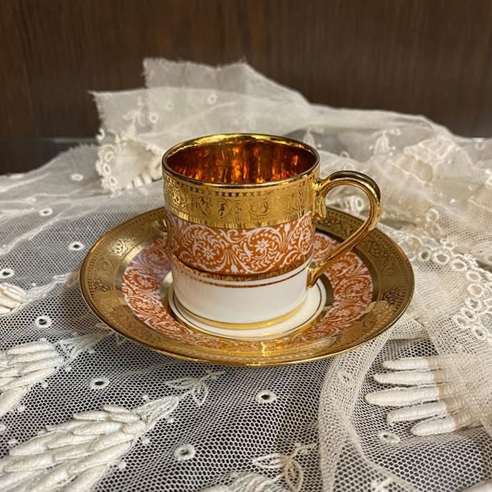 アンティーク食器｜Legle（レグル）Porcelaine d'Ar｜デミタスカップ