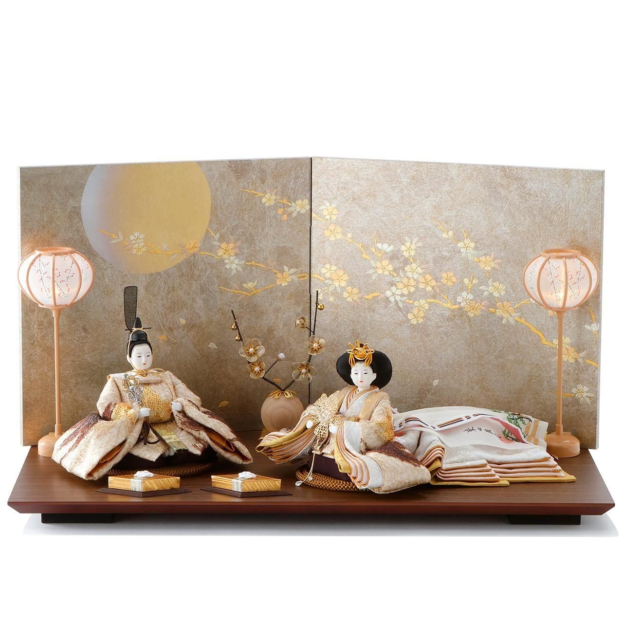 雛人形・ひな人形｜「月のほほえみ」｜柴田家千代｜親王飾り｜人形の