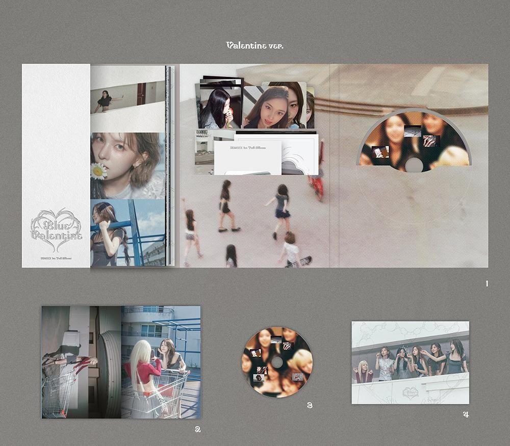 NMIXX - Blue Valentine / 1st Full Album 3種