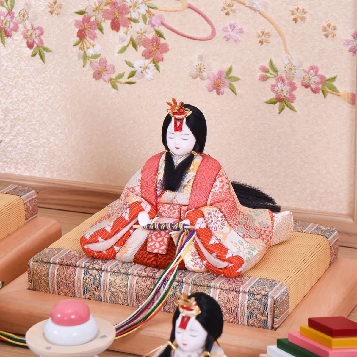 木目込人形 十五人飾り | 平安雛 - 雛人形・五月人形・羽子板・破魔弓