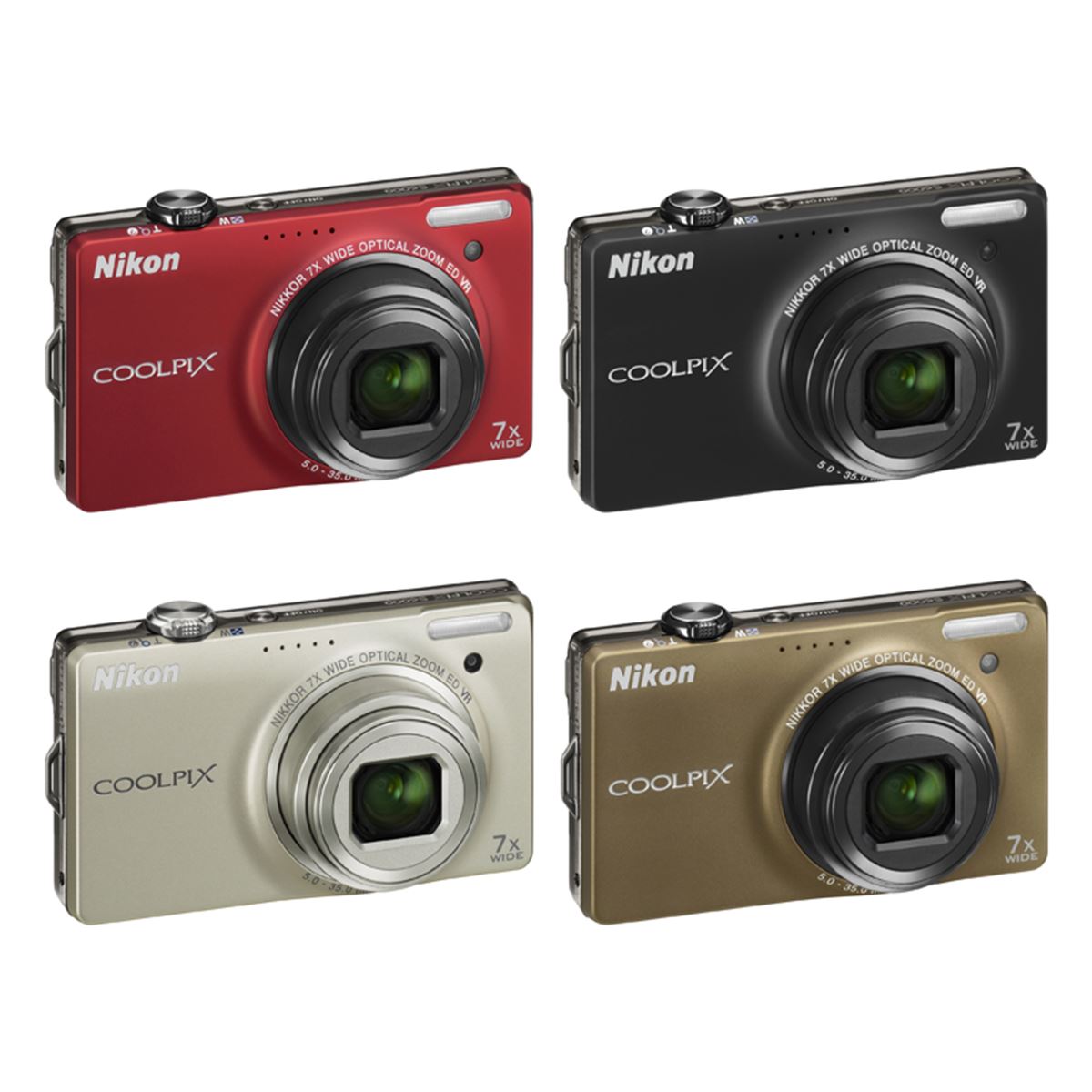 ニコン、厚さ25mmの7倍ズーム機「COOLPIX S6000」 - 価格.com