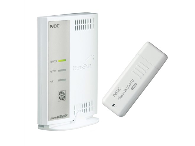 NEC、アンテナ内蔵無線LANルータ「AtermWR1200H」 - 価格.com