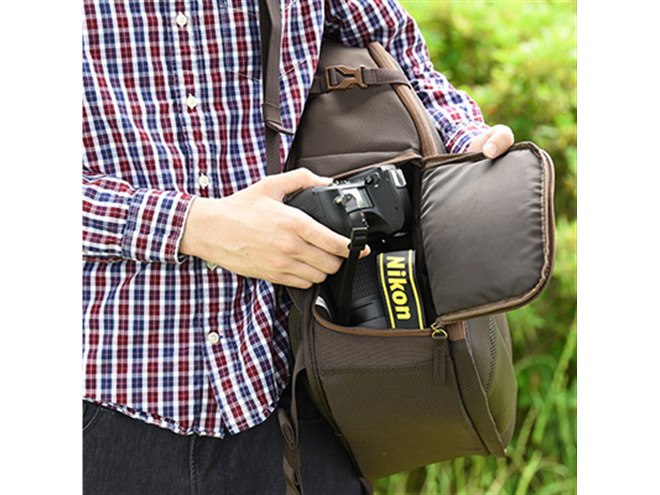 ニコン、クイックアクセスにこだわった「スマートカメラリュック」に