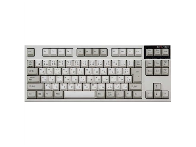東プレ、キーボード「REALFORCE」R2シリーズにテンキーレスモデル