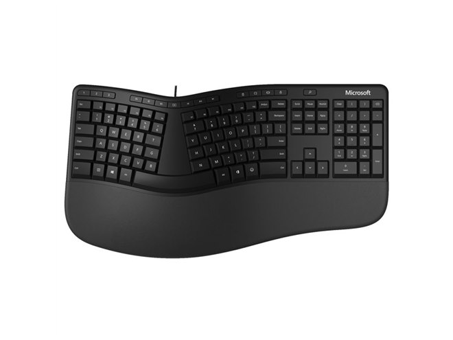 マイクロソフト、人間工学に基づいた「Microsoft エルゴノミック