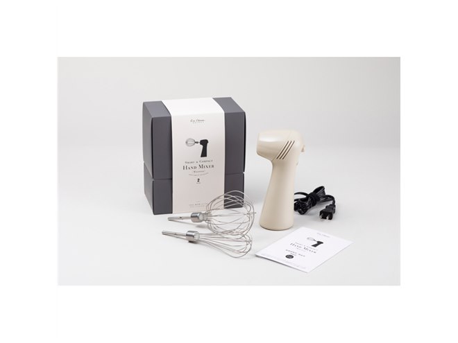 貝印、「混ぜる」「泡立てる」に特化した「SMART&COMPACT HAND MIXER