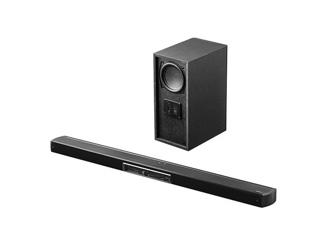 サンワ、合計最大200W出力のサウンドバー＆サブウーハーセット「400