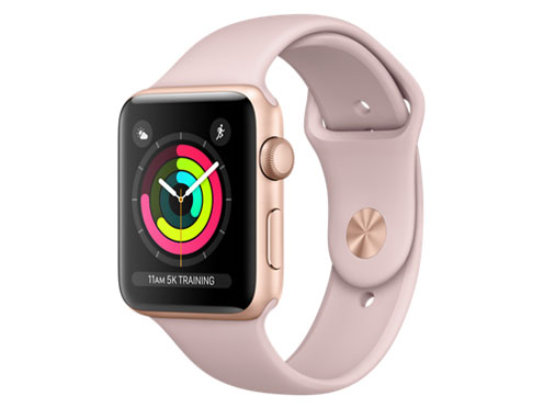 Apple Apple Watch Series 3 GPSモデル 42mm MQL22J/A [ピンクサンド
