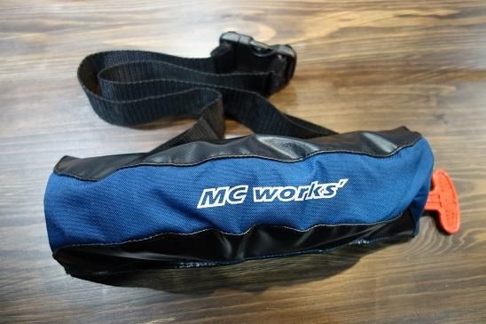 MC works'/膨張式ライフジャケット【BSJ-9320RSⅡ】 - Blue water