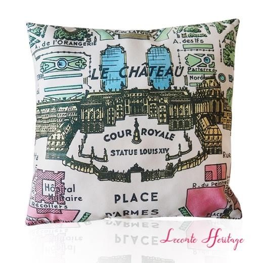 フランス直輸入！】フランス製 クッションカバー Leconte Heritage