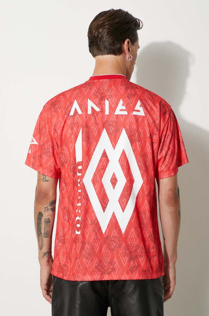 Aries t-shirt Aries x Umbro Red Roses SS Football Jersey PRM EU