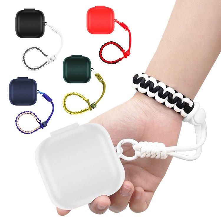 Shokz OpenFit Air ケース シリコン シンプル ストラップ付き ハンド紐