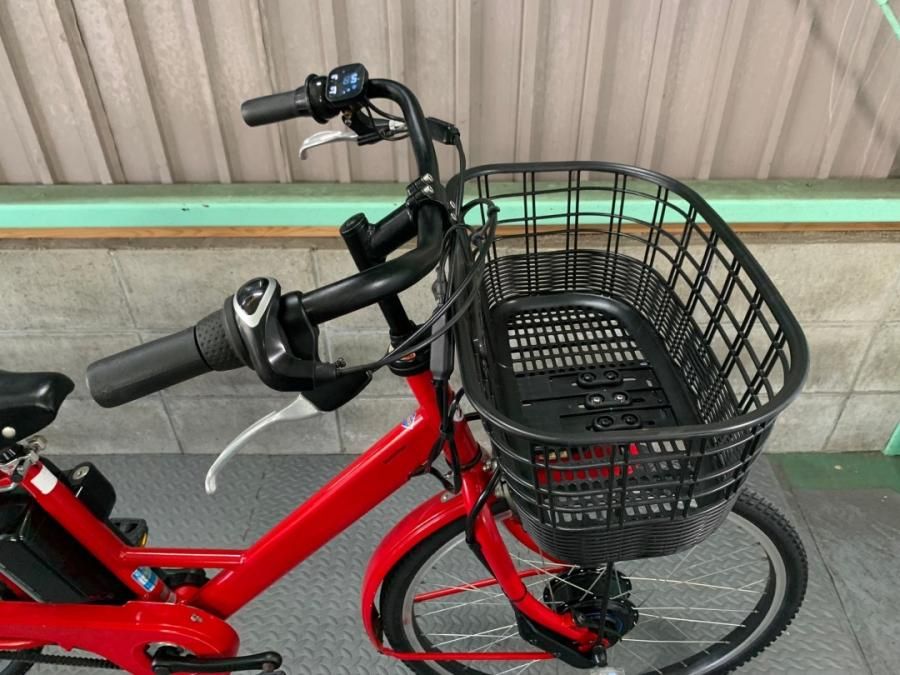 神戸在庫）電動自転車 ブリヂストン ステップクルーズ STPCLUZ 赤 大