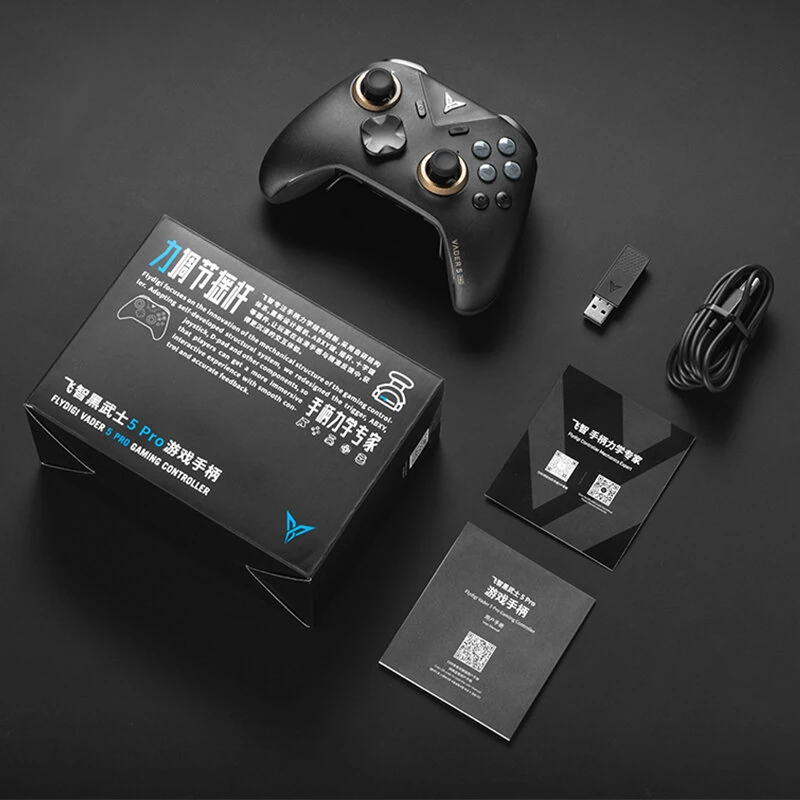 Flydigi Vader5 Pro トライモードゲーミングコントローラー 力調整