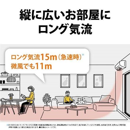 エアコン 本体のみ Vシリーズ [主に14畳] 100V （ホワイト系