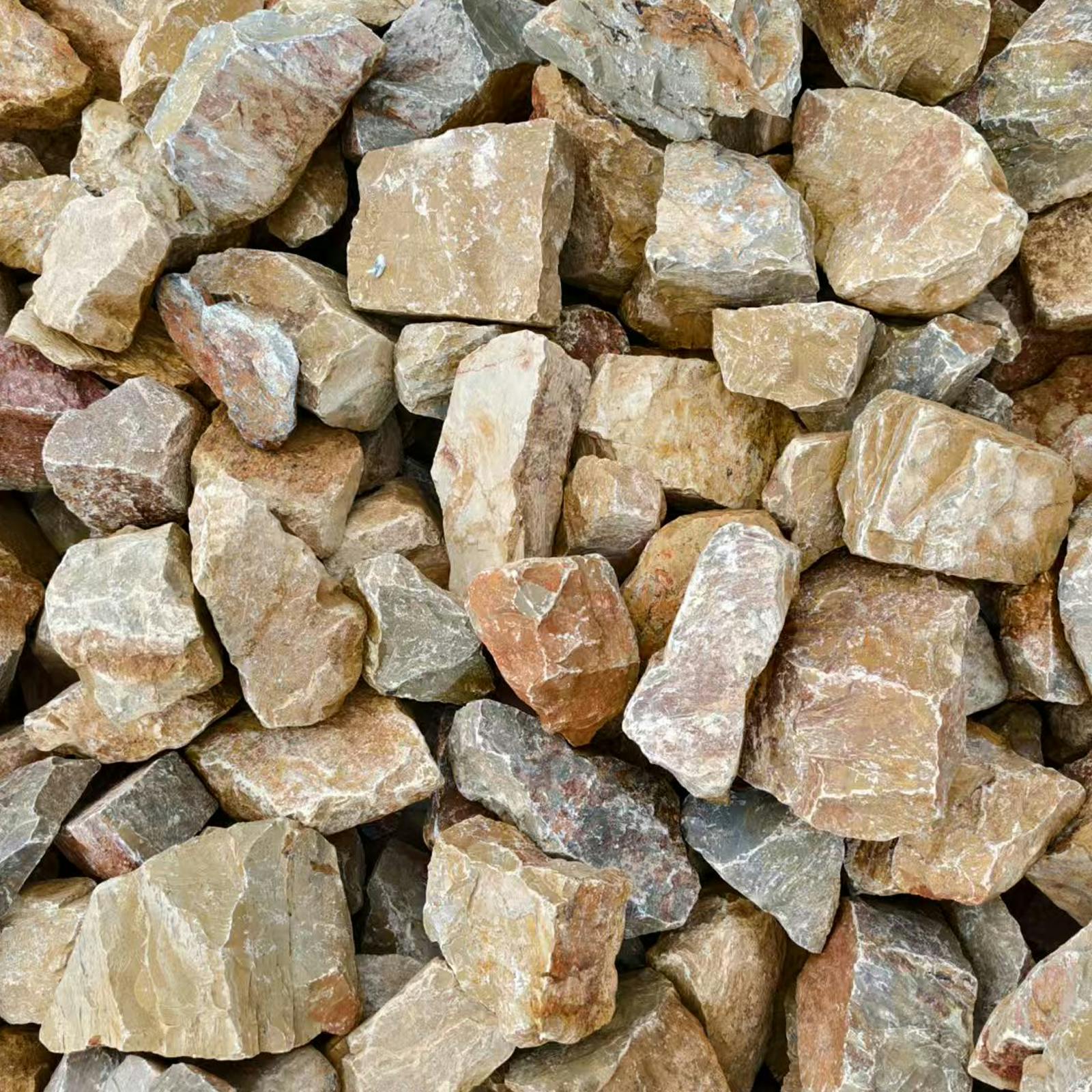 TAIKOH ダークイエローゴロタ 90-120mm 20kg 12〜18個入り 天然大理石