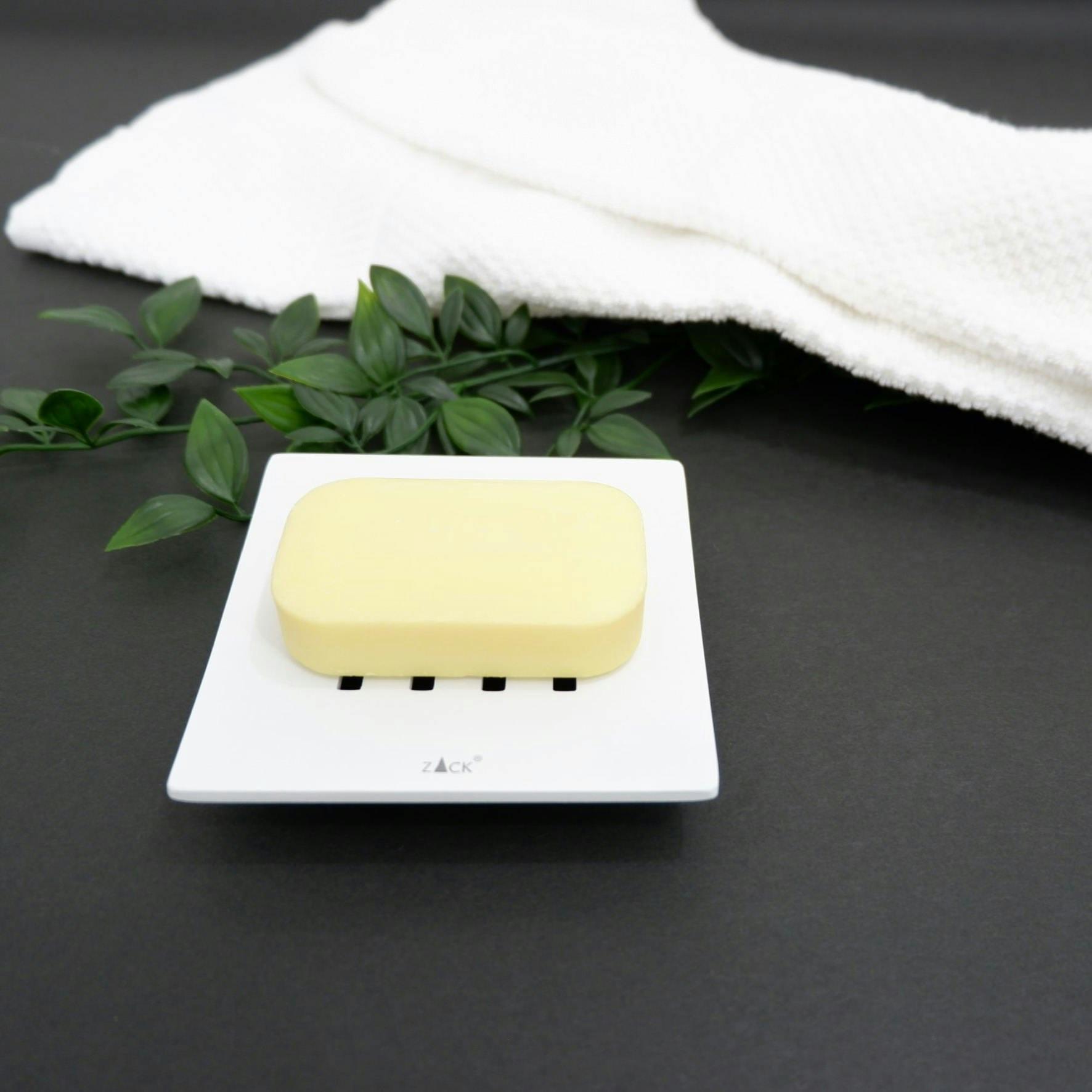 ソープディッシュ ホワイト仕上げ｜ZACK 40839 ABBACO ソープトレー