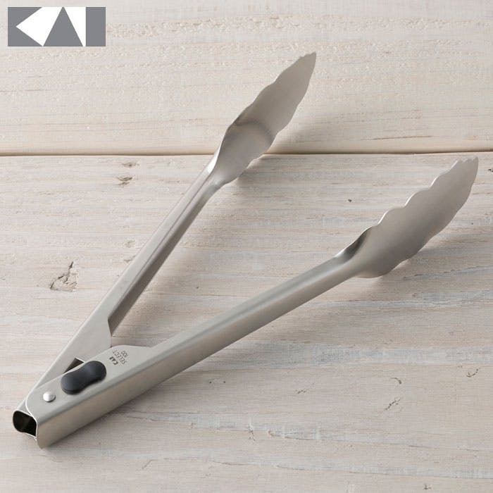 貝印 セレクト100 トング 24cm DH3115【ステンレストング ロック付き