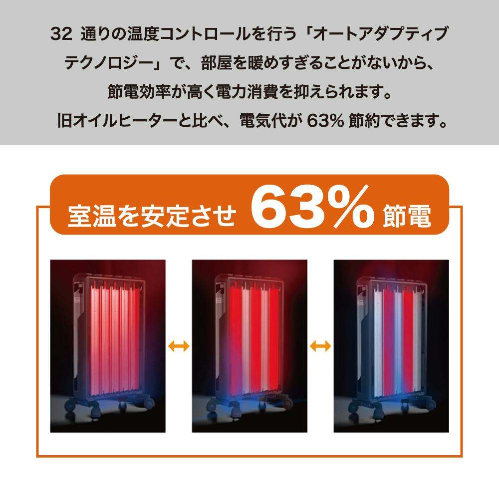 デロンギ マルチダイナミックヒーター 【6~8畳用】「空気がキレイ