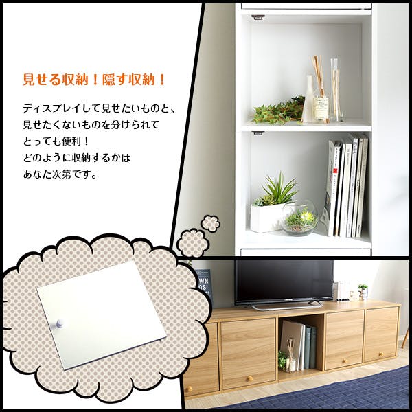 マルチカラーボックス5D【NEST.】5ドアタイプ／カラー：オーク