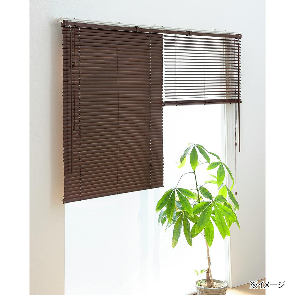 木目調ブラインド ブラウン 176×108cm | カーテン・カーテンレール