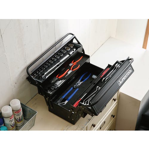 CAINZ-DASH】スーパーツール 整備工具 プロ用両開き工具セット（3段式