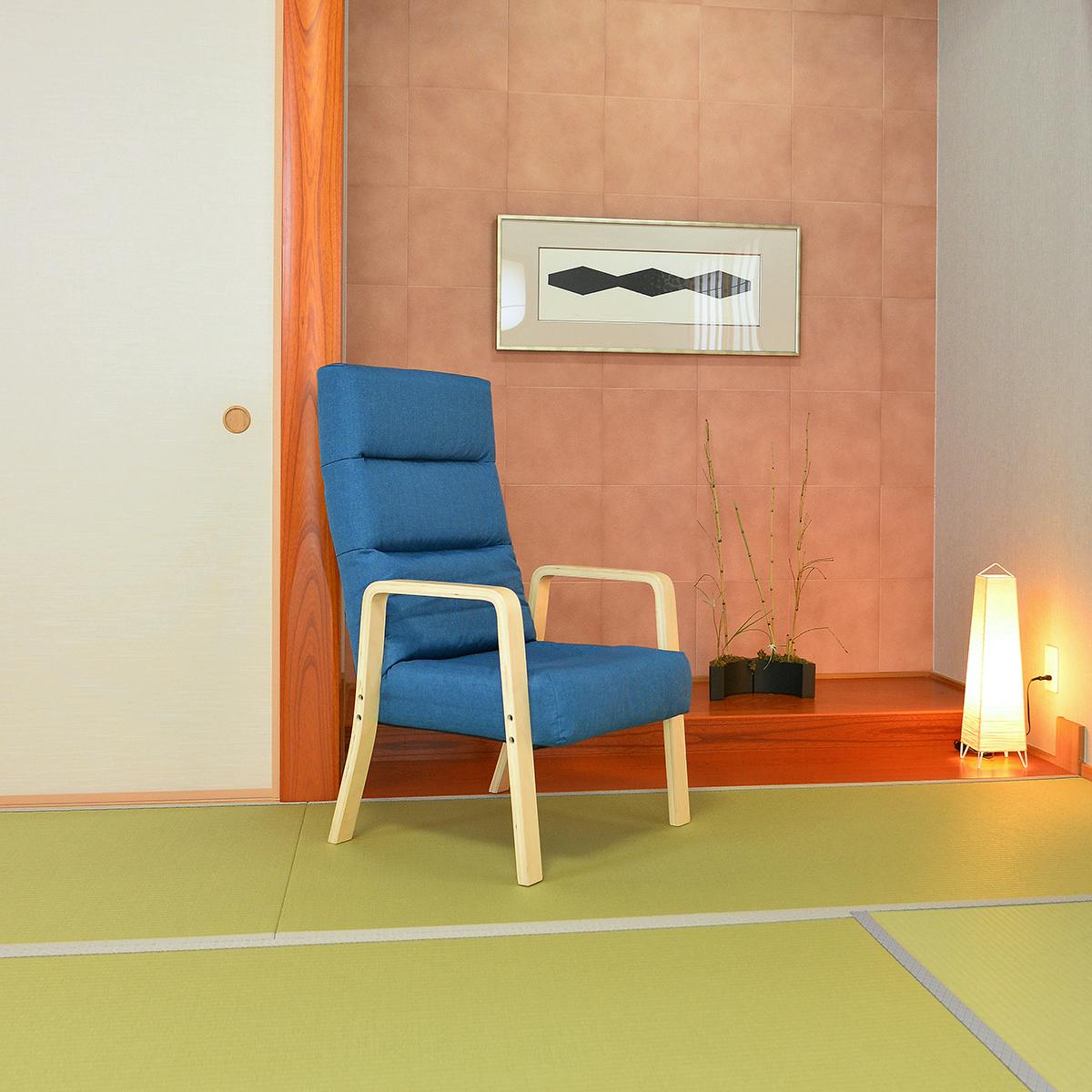 タマリビング 高座椅子 コザト ハイタイプ GN グリーン(50001965