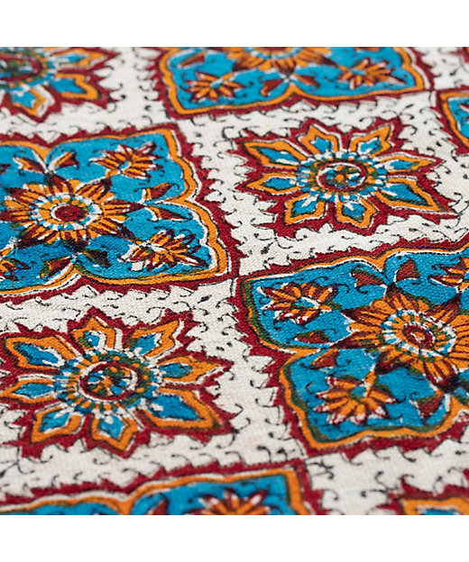 ☆手染めペルシャ更紗（マルチカバー）150cm円形 3 | 三越伊勢丹