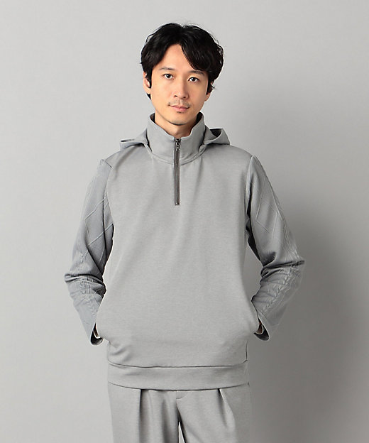 ダウンファブリック ハーフジップパーカ（0740CM14） | COMME