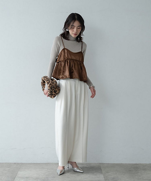 ホワイトタックパンツ（2002570449） | GALLEST (Women