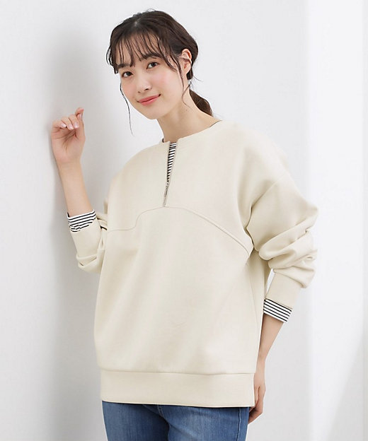 2WAYハーフジップスウェット（2002594289） | GROVE