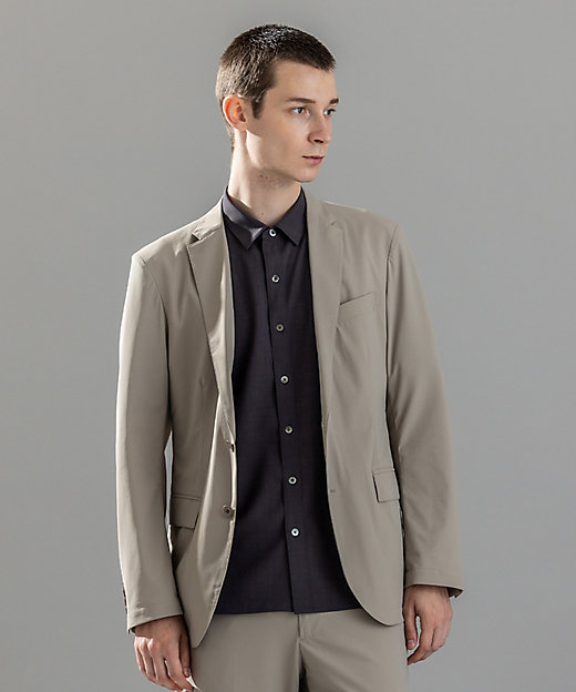 新素材【セットアップ対応】トリコソリッドストレッチ ジャケット