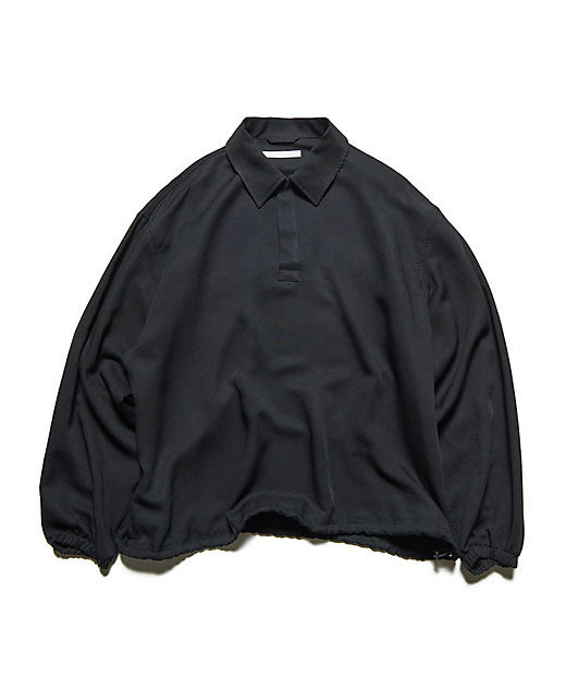 ポロシャツ LINEN MESH L／S POLO SPNTー