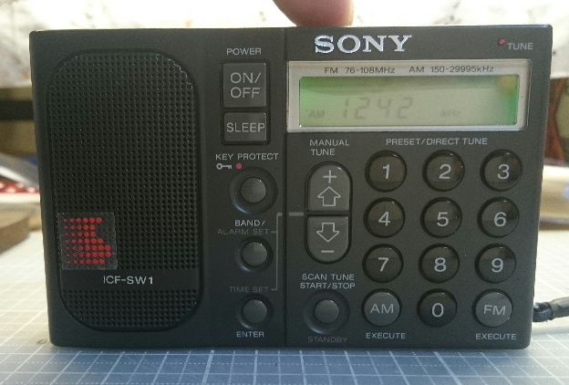ソニー マルチバンドポータブルラジオICF-SW1の修理～つづき～: craft