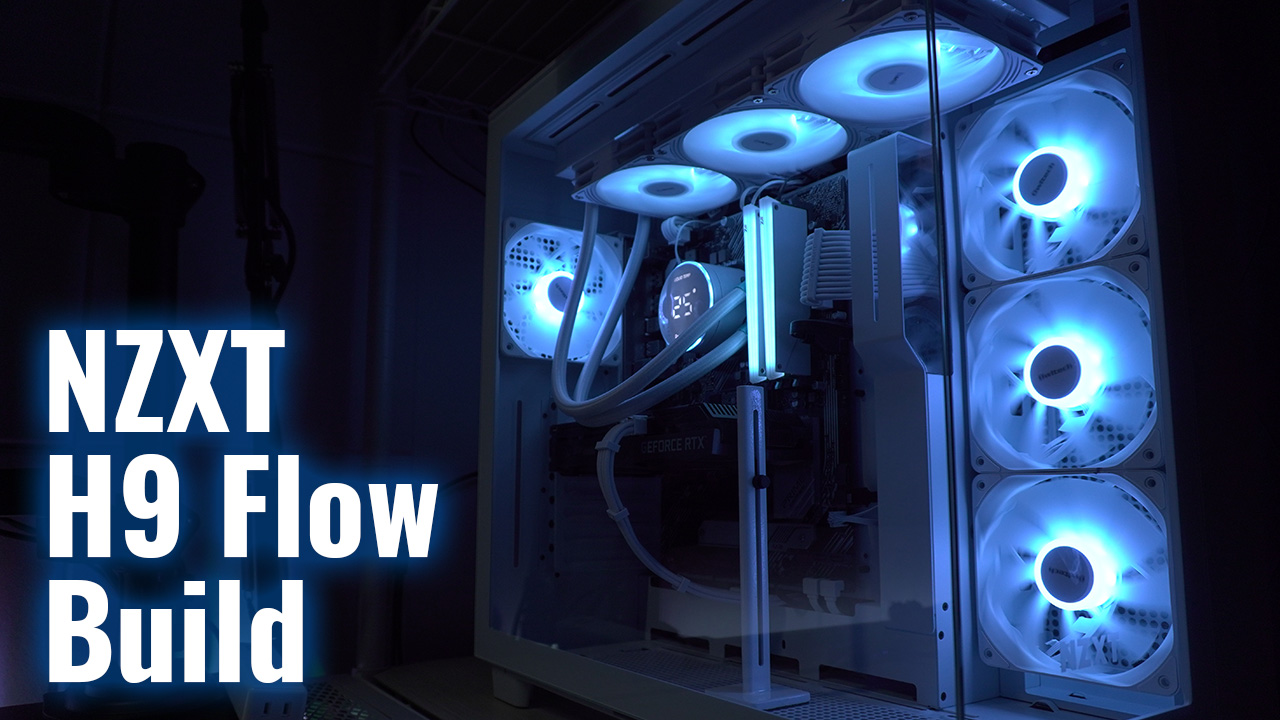 NZXT H9 Flowビルドレビュー【ライティングが映える最新のNZXT PCケース】