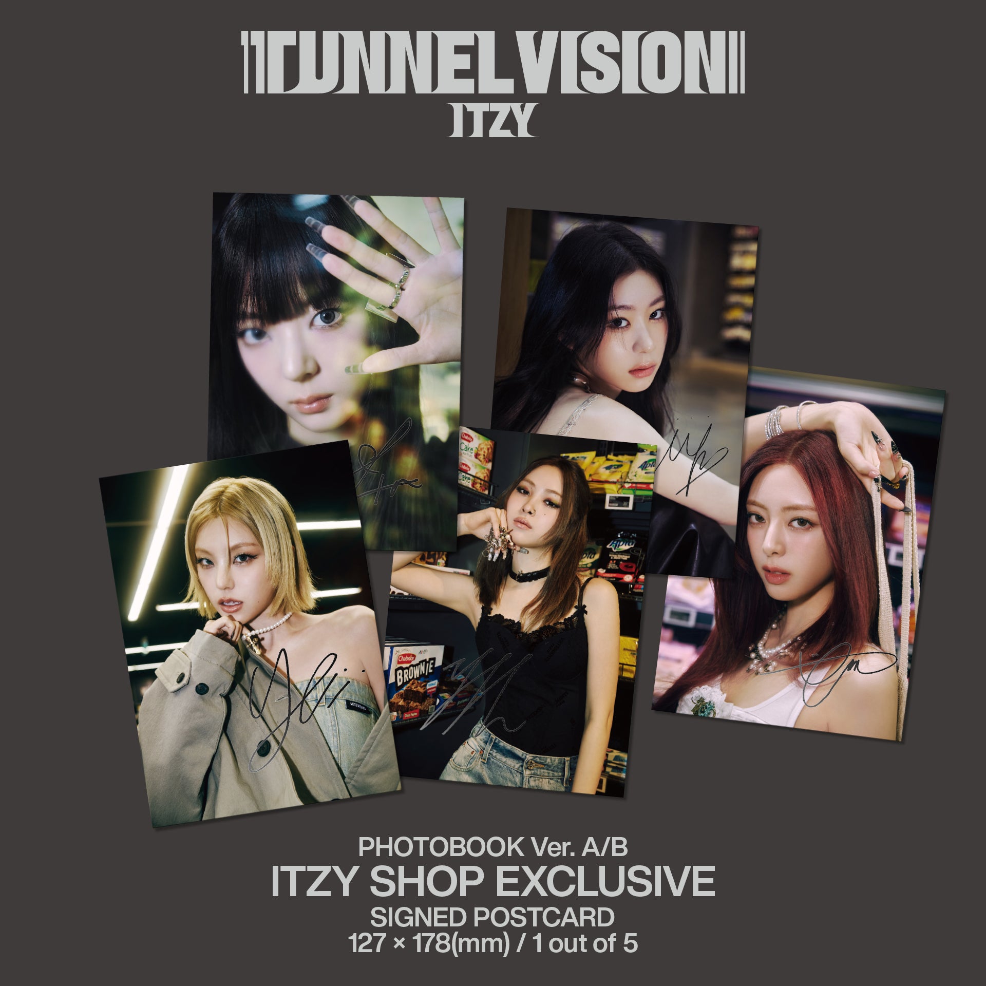 TUNNEL VISION (Photobook - B ver.) (Signed) - Itzy Official Store