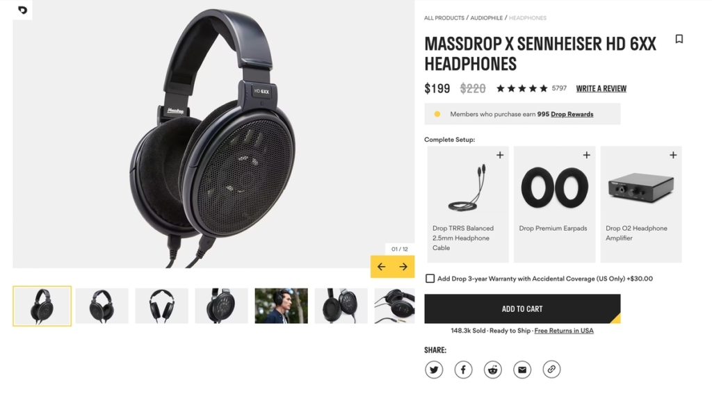Massdrop × Sennheiser HD 6XX 個人輸入で購入してみた | じゃが畑