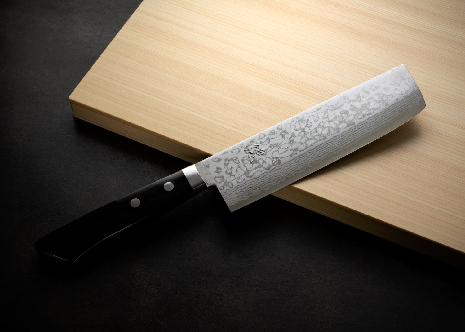 包丁の堺徳｜菜切包丁 ダマスカス VG10