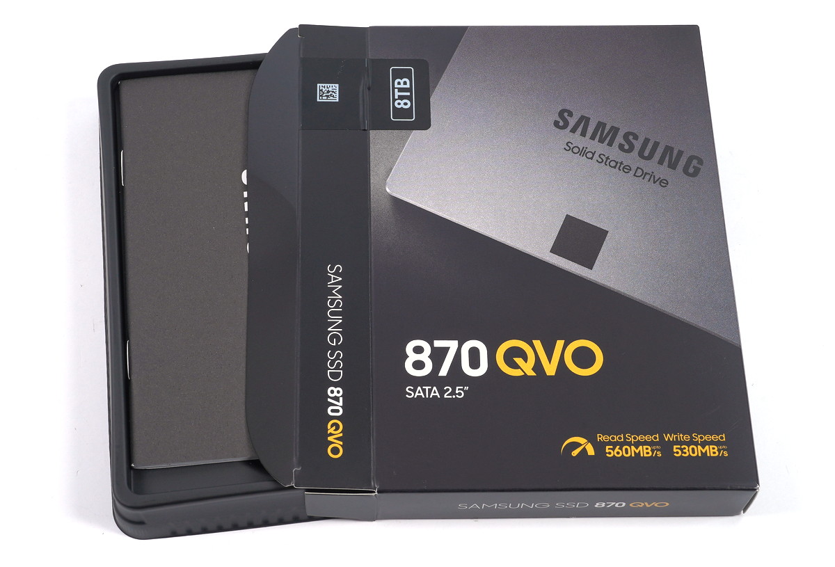 Samsung SSD 870 QVO 8TB」をレビュー。PCゲーム用にSATA SSDもまだ