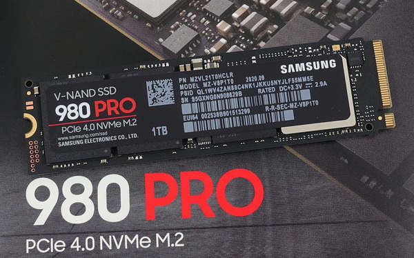 Samsung SSD 980 PRO 1TB」をレビュー。堂々の最速更新、PCIE4.0対応で