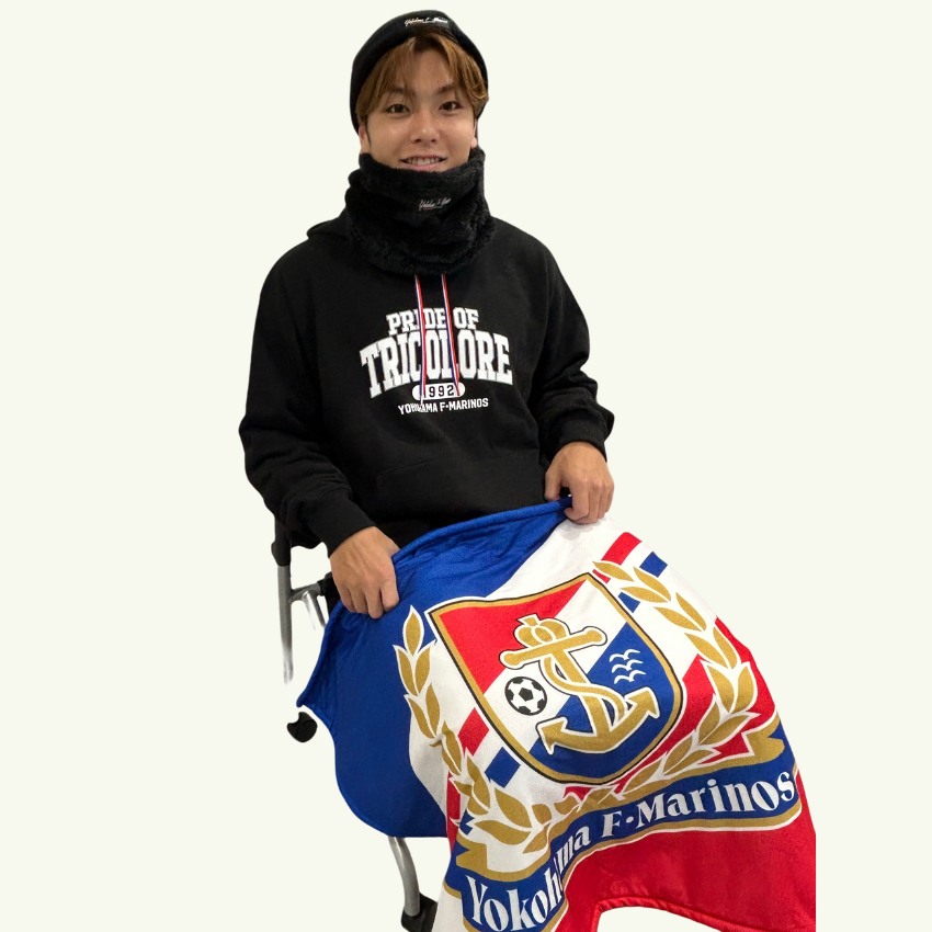 横浜F・マリノス ケース付きボアブランケット＜フラッグ＞｜【公式