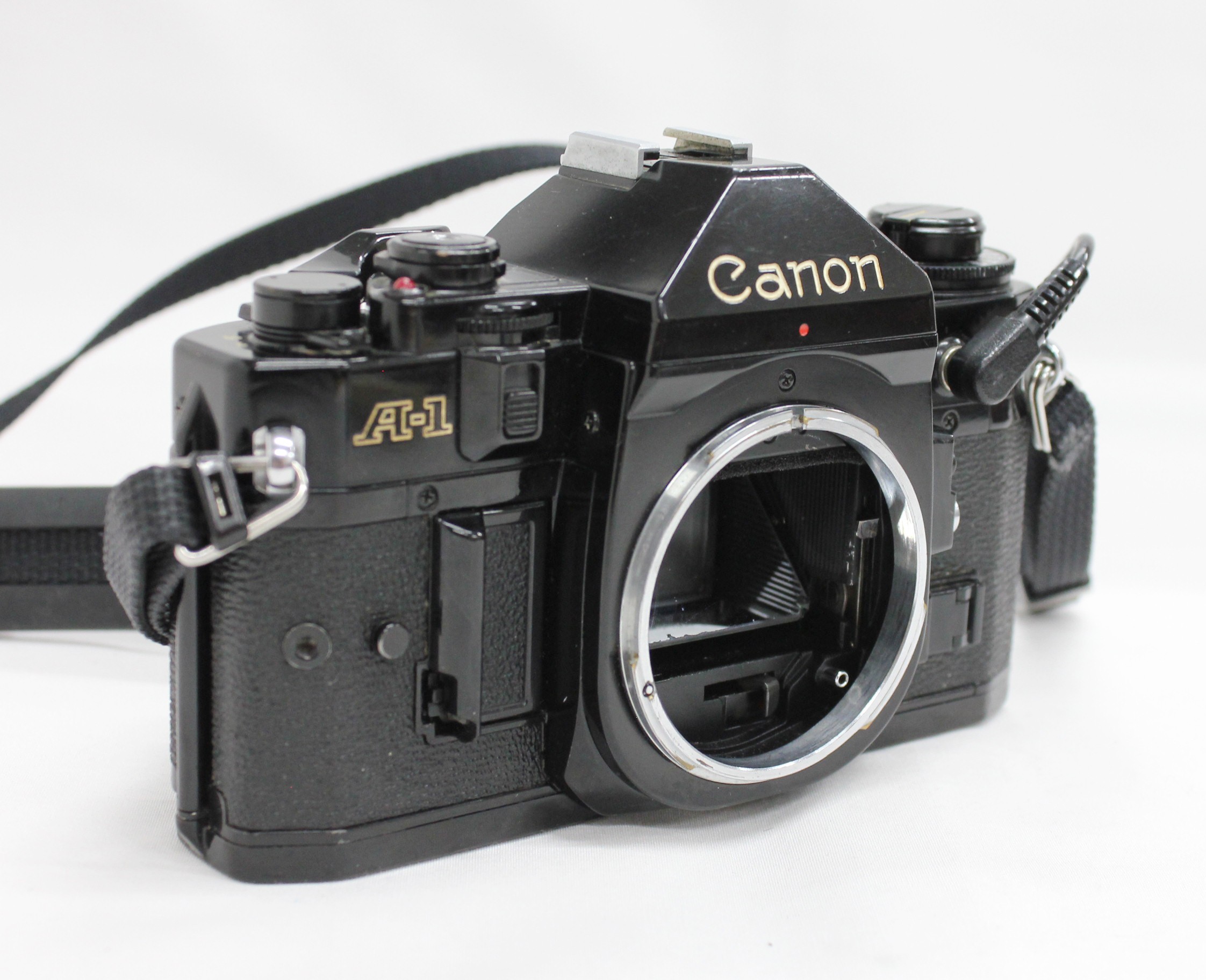 Canon A-1 Black 35mm SLR Camera Body with Data Back A from Japan