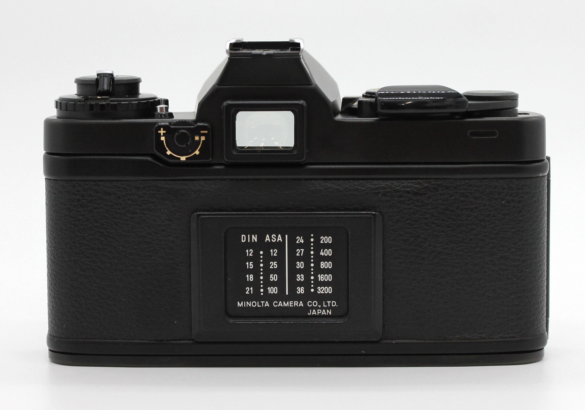 Minolta XD-S Black 35mm SLR Film Camera with MD W.Rokkor 28mm F